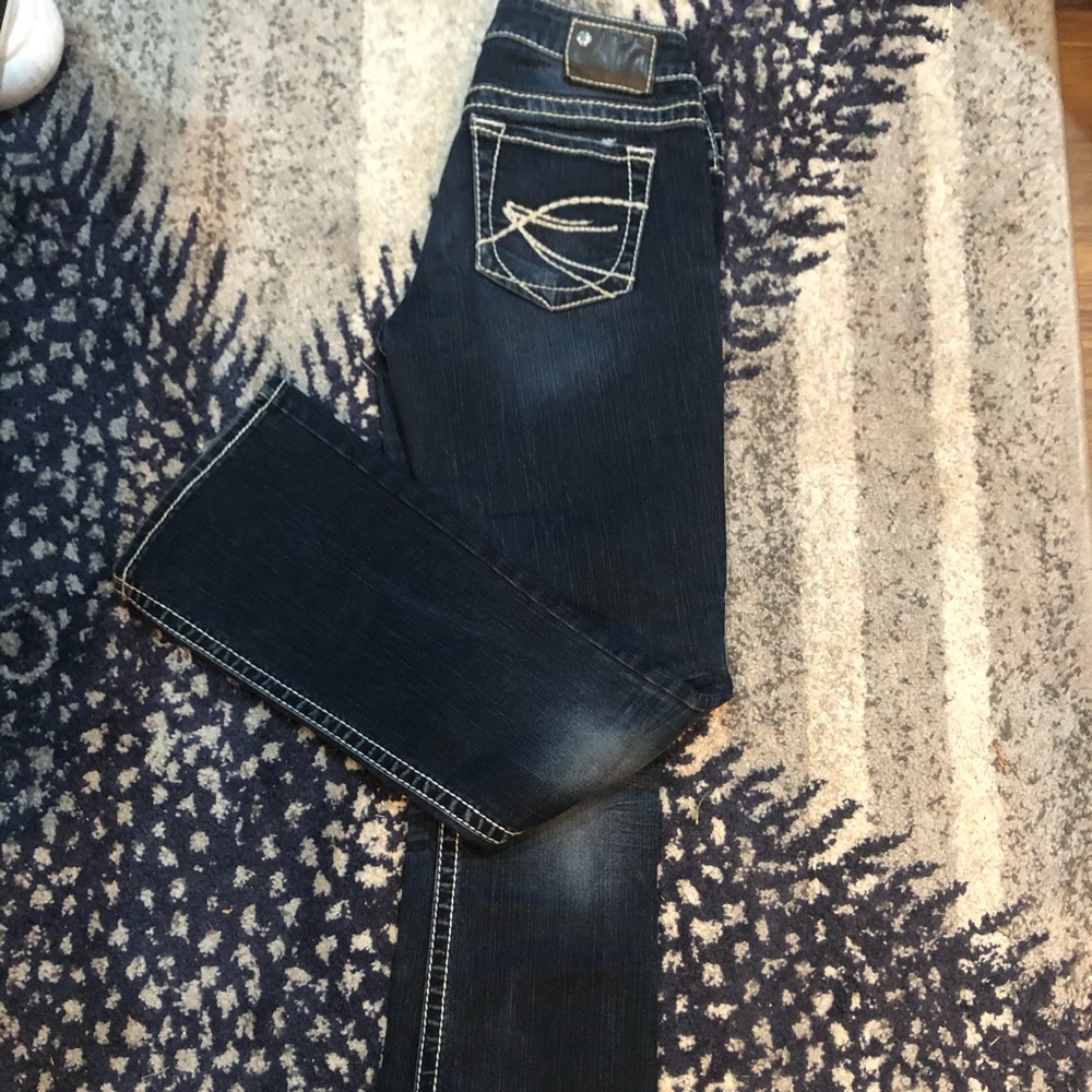 Silver Aiko Bootcut blue jeans